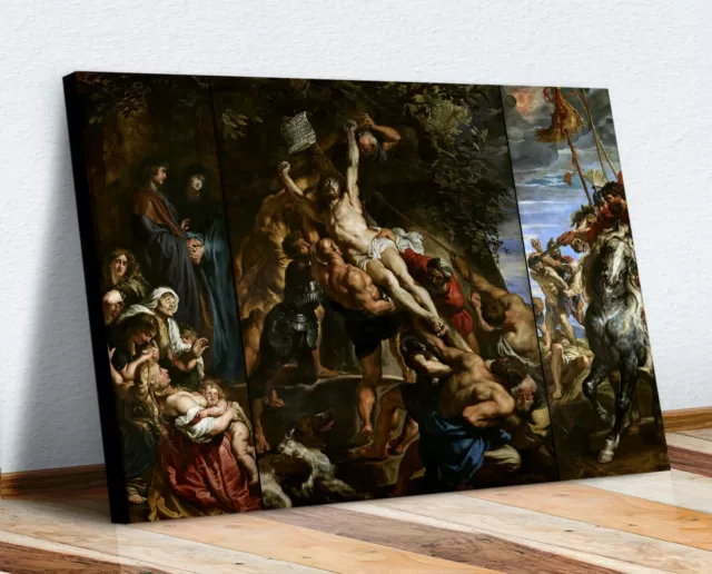 Raising of the Cross RELIGIOUS CANVAS WALL ART PRINT PAINTING Peter Paul Rubens