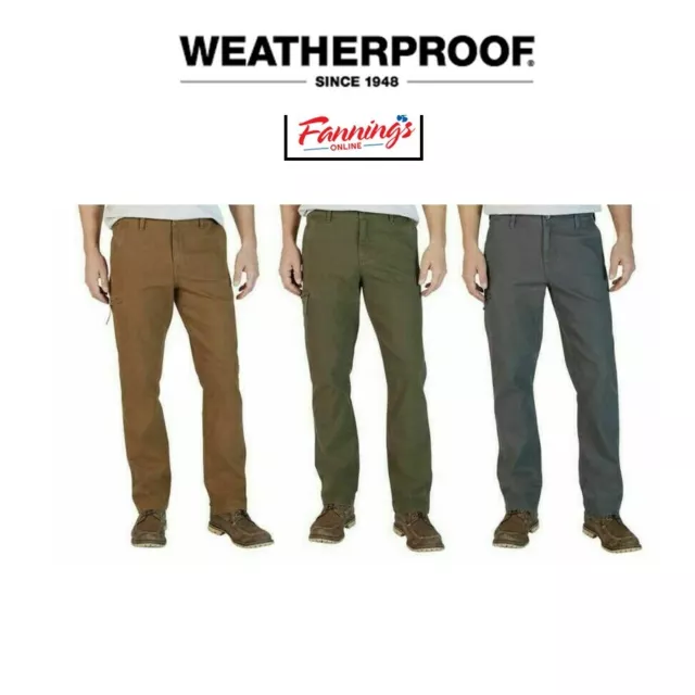 Weatherproof Vintage Men's Flex Utility Stretch Canvas Pant