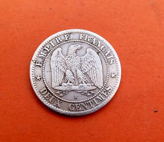 Belle Pièce de DEUX centimes  de  NAPOLEON  III  de  1853  B