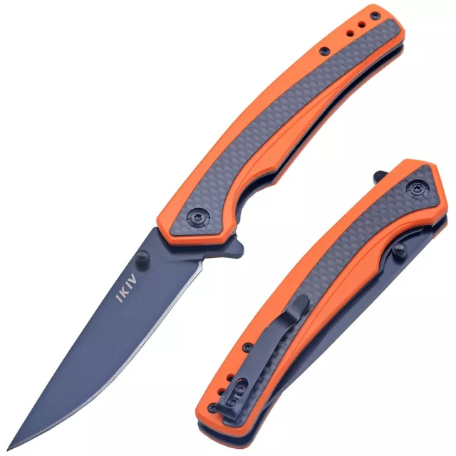 2024 NEW POCKET Folding Knife G10 Carbon Fiber handle Bearing Flipper