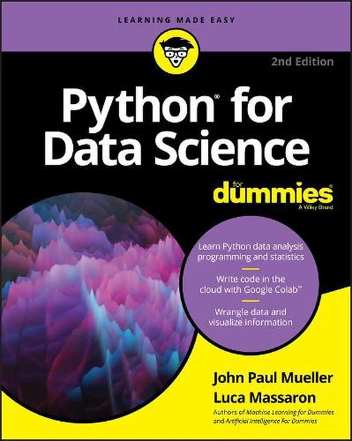 PYTHON POUR LA science des données pour les nuls par John Paul Mueller ...
