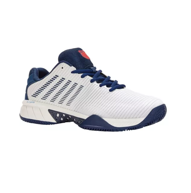 K-SWISS - Hypercourt Express 2 HB Herren weiss/blau Sandplatz Tennisschuh Asche