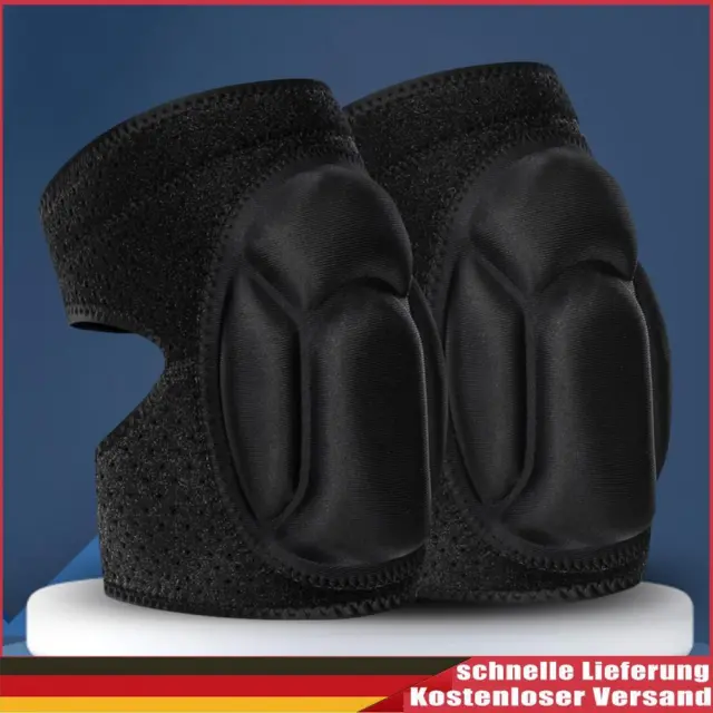 1 Paar Knieorthese Spandex Knieschützer Schutzausrüstung für Kriechschutz (M)
