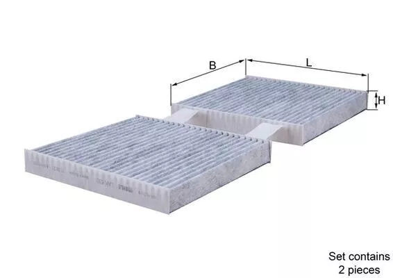 Pollen / Cabin Filter LAK630/S Mahle 2284828 64312284828 64319237157 64319312317