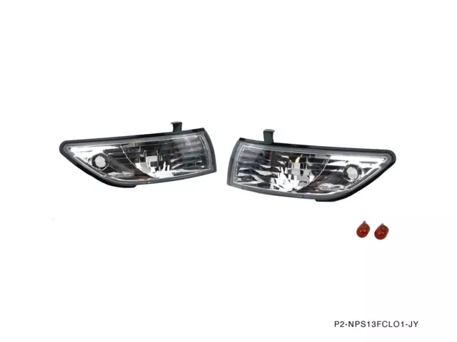 P2M Crystal Front Headlight Corner Lamp For Nissan S13 Silvia - Phase 2