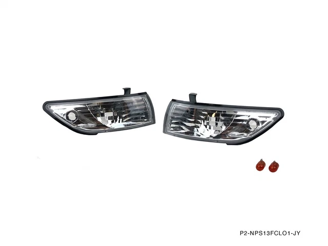P2M Crystal Front Headlight Corner Lamp For Nissan S13 Silvia - Phase 2