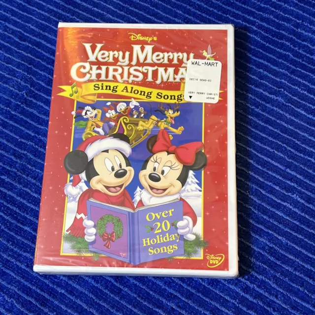 DISNEY'S SING ALONG Songs Very Merry Christmas (DVD, 2002) New!! EUR 6
