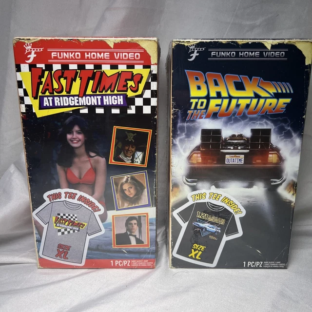 FUNKO HOME VIDEO Back to the Future VHS TShirt Exclusive Fast Times