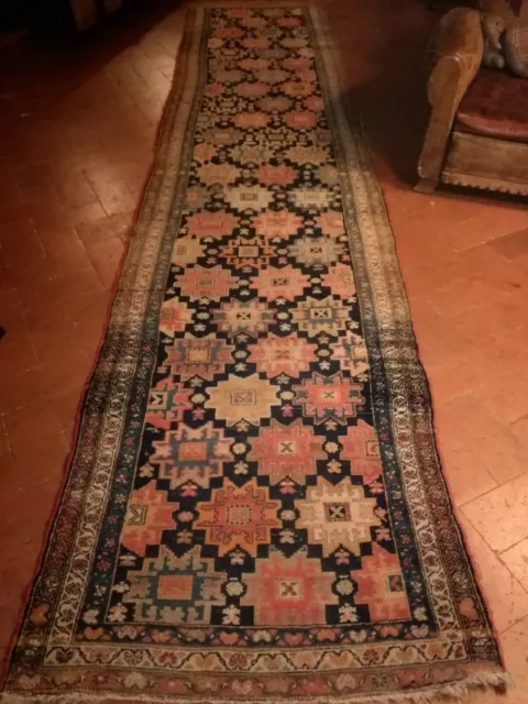 Tappeto antico Persiano - antique persian rug - 454 × 105 cm - ancien tapis