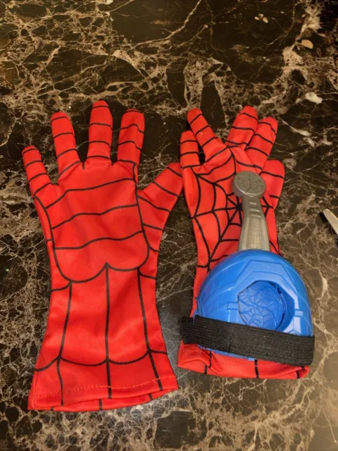 Disney Marvel Spiderman Costume Gloves Accessories Kids One Size