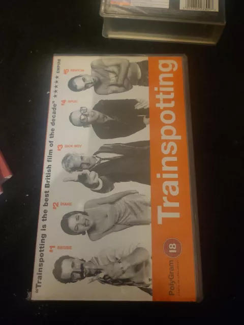 Trainspotting - VHS Video Tape PAL 1996 - Danny Boyle - Ewan McGregor - Retro