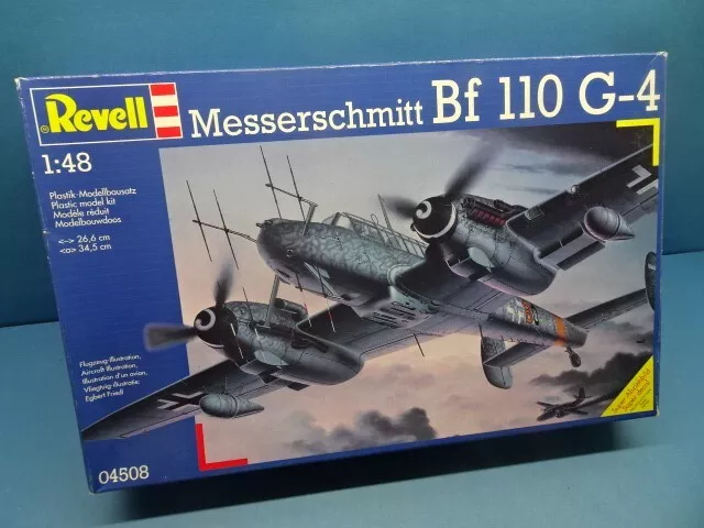 1/48 REVELL ( 1997 ): Messerschmitt Bf-110 G-4 Nightfighter ( 2 Decal Optionen )