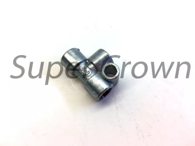 Aluminum Female Tee Oil Distributing Seat Connector Adapter w/ ID Thread PKD 4 6