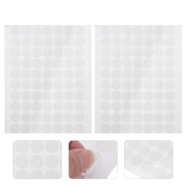 2 piezas cinta transparente de doble cara para vidrio
