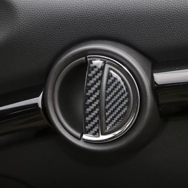 4x/set Carbon Fiber Interior Door Handle bowl cover trim For MINI Cooper F54 F55