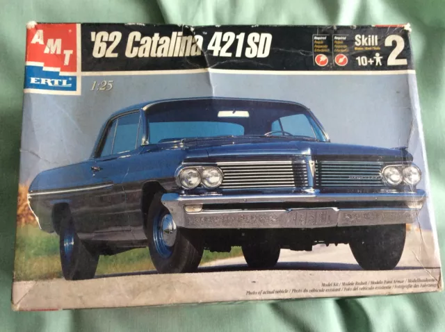 AMT 1962 Pontiac Catalina 421 SD model kit 1/25