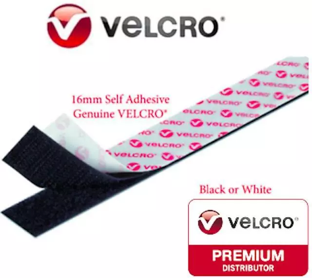 VELCRO® Brand 50mm Self Adhesive Hook and Loop Tape PS18 Sticky Back Strips
