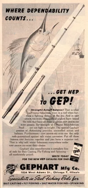 Advertisements, Vintage, Fishing, Sporting Goods - PicClick