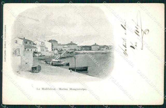 Sassari La Maddalena Marina Mangiavolpe cartolina QT2357