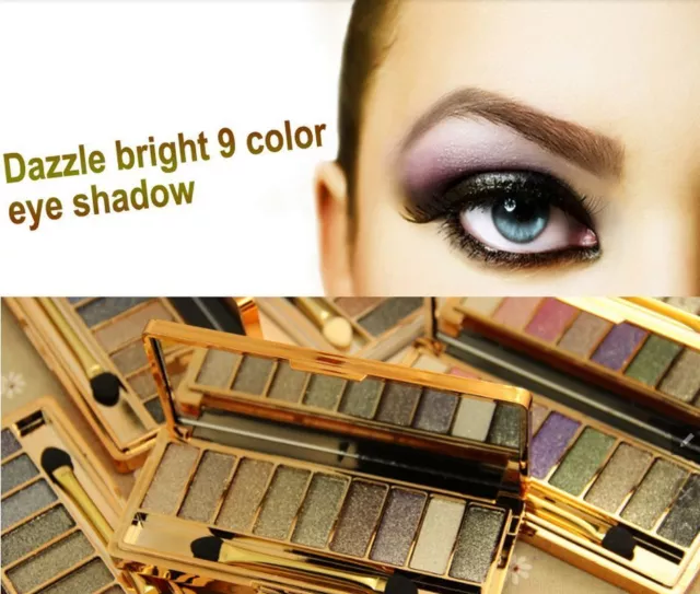 9 Colours Eye shadow Eye Shadow Palette Makeup Kit Set Make Up Professional Box