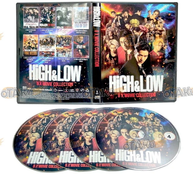 HIGH&LOW Blu-ray/DVD 8本