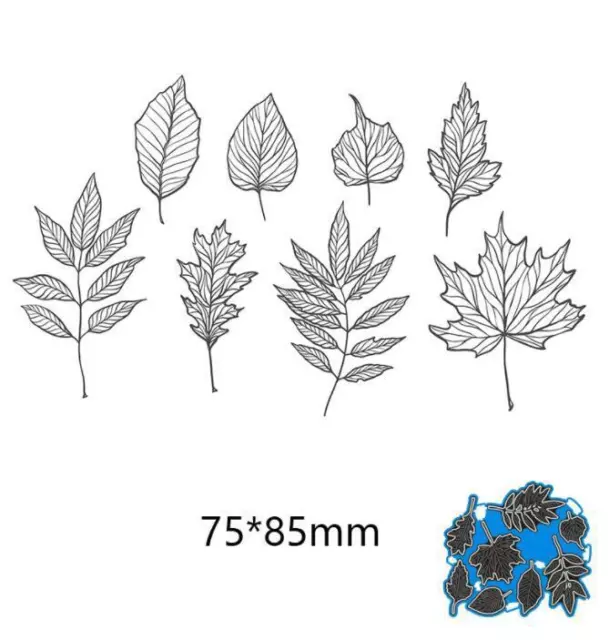 Leaves Metal Cutting Die Scrapbooking Paper Card Album Craft Template Stencil