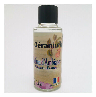 Extrait parfum ambiance de Grasse pour la maison GERANIUM. Diffuseur intérieur.