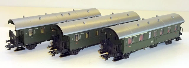 Märklin 4313 4314 4315 Set Märklin Wagenset Donnerbüchse – 3-teiliges Set Mit Personenwagen Für Spur H0 (Epoche III) Märklin Personenwagen H0