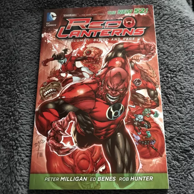 Red Lanterns Vol. 1 Blood And Rage by Peter Milligan (Paperback, 2012)