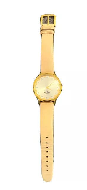 Kate Spade New York Women’s Metro Scalloped Leather Watch 34 mm