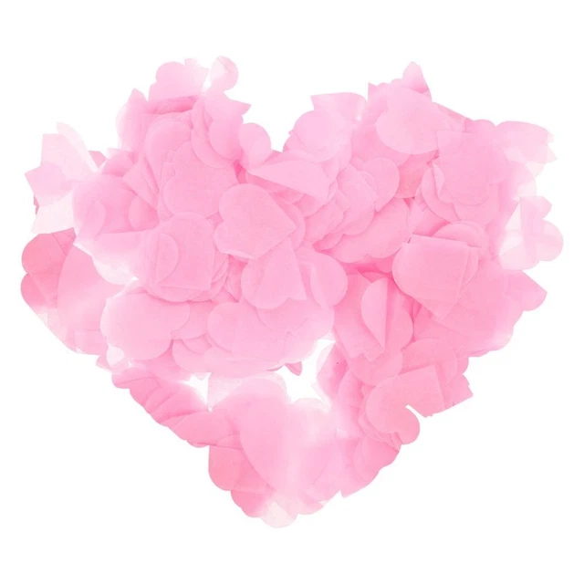 4 packs table de papier de soie en forme de coeur pour les ballons de fête de
