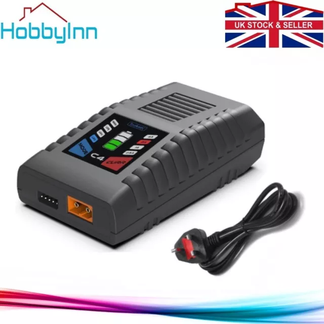 ToolkitRC C4 2S 4S RC Lipo Battery Charger 55W Balance NiMH LiFe LiHv AC Input