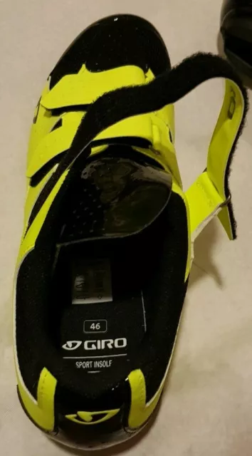 Giro Techne Cycling Shoes - Men's Highlight Yellow (Eur46) Shoe Brand New In Box 3