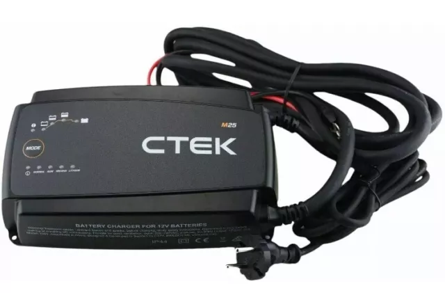 Ctek Batterieladegerät M25 12V 25A für Größere Bootsbatterien 500Ah
