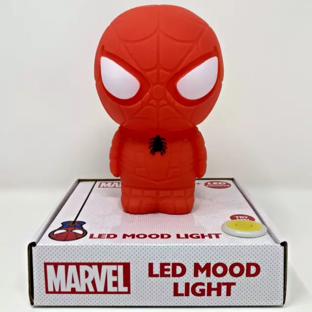 Marvel Spiderman LED Mood Light Battery Included Idea Nuova Age 6+ New