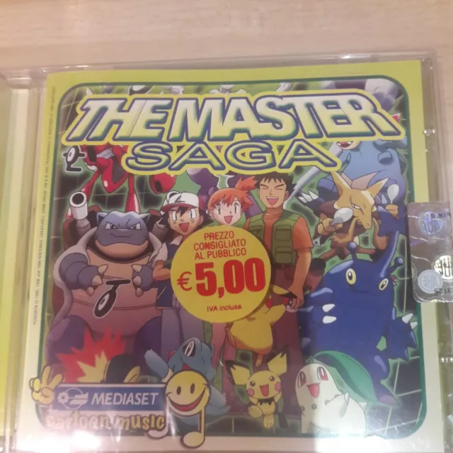 Cd The Master Saga - Pokemon, Canta Cristina D'avena, Nuovo - Sigillato.-