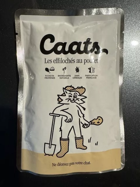 Nourriture Humide pour Chat - Effilochés en Sauce - Sans Céréales - Poulet - 85g