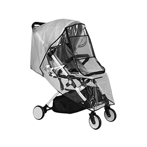 Universal Regenschutz für Kinderwagen Regenverdeck Buggy Raincover Transparen...