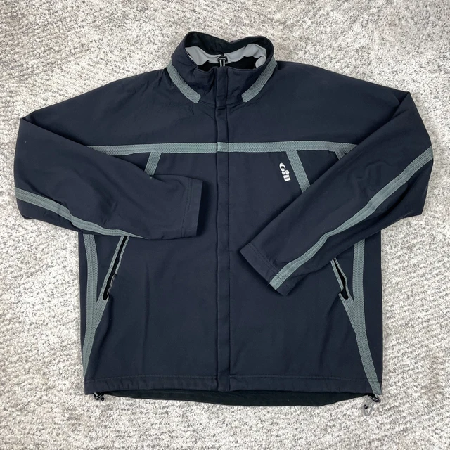 Gill Jacket Mens Large *DEFECTS* Sailing Yachting Marine Windbreaker Full Zip Gill Jacket Mens Large *DEFECTS* Sailing Yachting Marine Windbreaker Full Zip