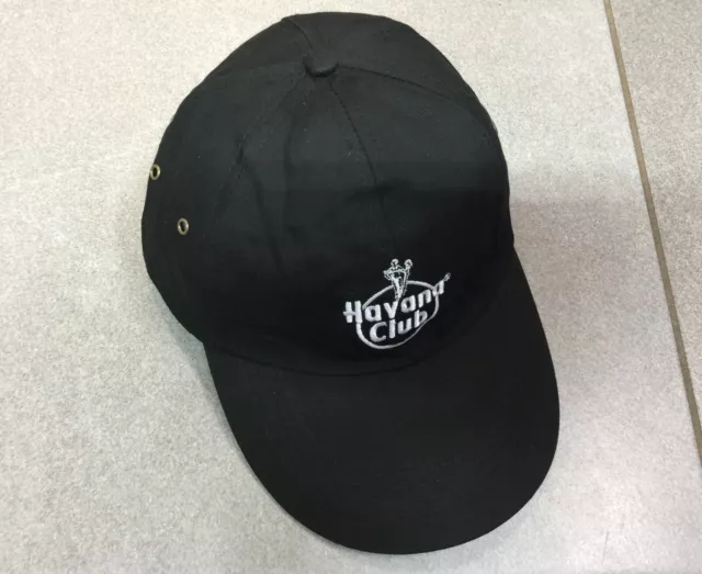 Casquette Cap Reglable Noire N°1 Alcool Rhum El Ron De Cuba Havana Club Thirsty?