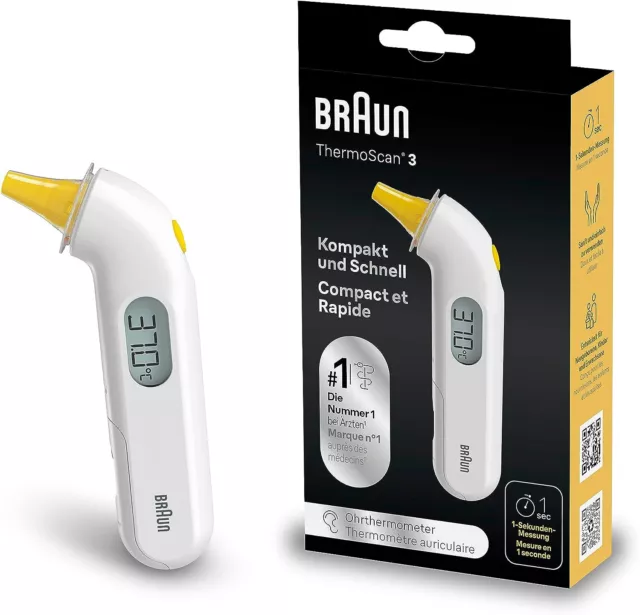 Braun IRT3030 Thermoscan 3 Ohrthermometer Fieberthermometer