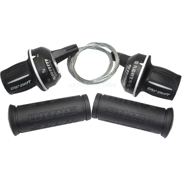 SRAM MRX COMP 3-/8-fach SET SHIMANO DREHGRIFF SCHALTER GRIP SHIFT REVO SCHALTUNG