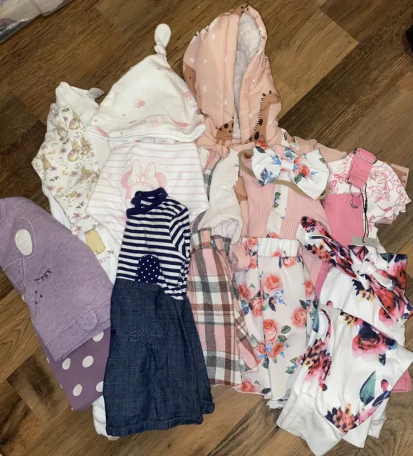 baby girl clothes bundle 3-6 months