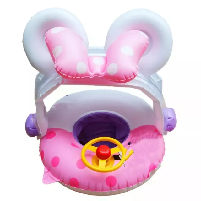 Bouée Minie voiture gonflable paravent jeux été piscine met protection solaire