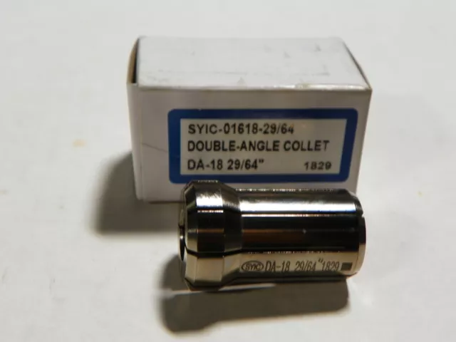Techniks Da 180 Precision Collet 29/64" Double Angle Da180 01618-29/64