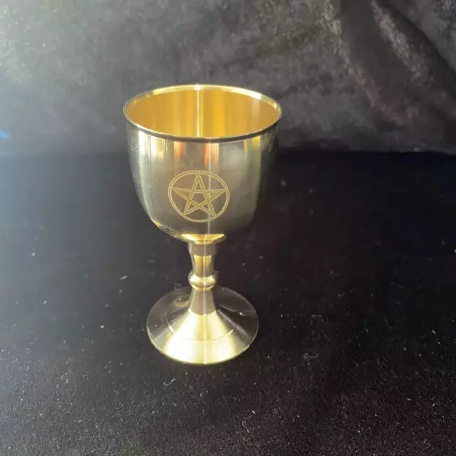 Altar Tarot Wasser Natürlich Kelch Kupfer Kelch Wicca Pagan Triple Mond Becher