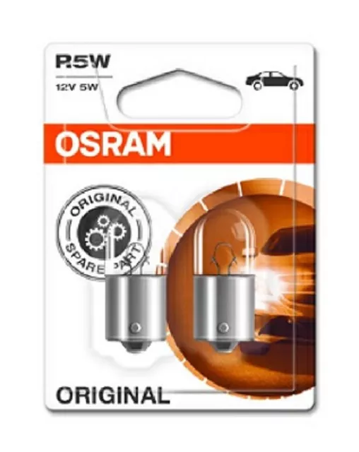 ams-OSRAM Glühlampe Schlussleuchte ORIGINAL 5007-02B R5W 12 für VW MERCEDES BMW