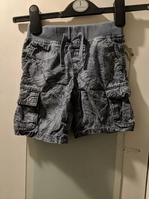 Gymboree Jungen blau Baumwolle Cargoshorts Größe 2-3 Jahre. (3T, 92-98 cm)