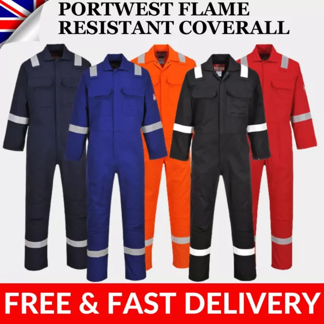 Bizweld Iona Coverall Flame Resistant Welding Boilersuit Portwest Overall - BIZ5