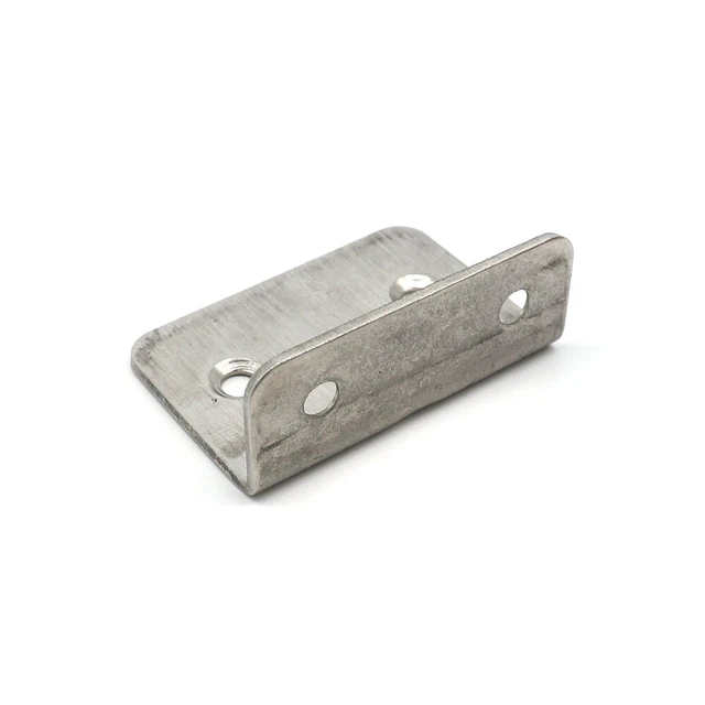 10Pcs 304 Stainless Steel Right Angle Bracket Corner Brace Joint Shelf L Shape 3